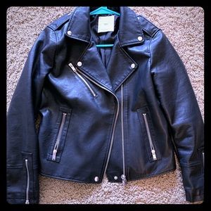 Mango vegan leather jacket